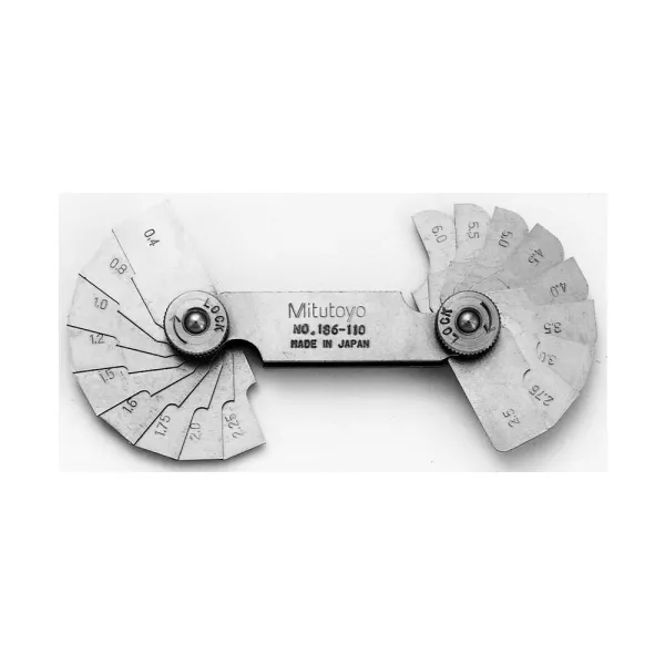 Calibrador de Raio 0,4-6mm- 186-110