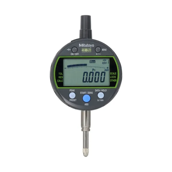Relógio Comparador Digital ABSOLUTE ID-C 12,7mm 0,001mm Tampa Com Orelha Valores de Máximo e de Mínimo 543-301-10