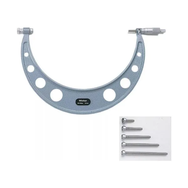 Micrômetro Externo 900-1000mm 0,01mm Com Batentes Intercambiáveis 104-148A