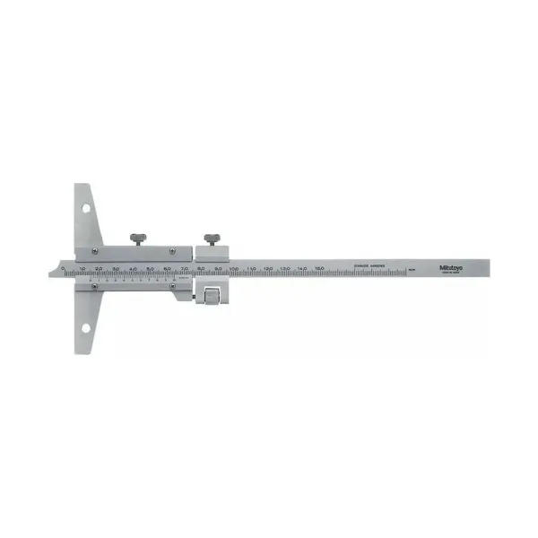 Paquímetro de Profundidade Mitutoyo Analógico 200mm – 527-102 com Ajuste Fino