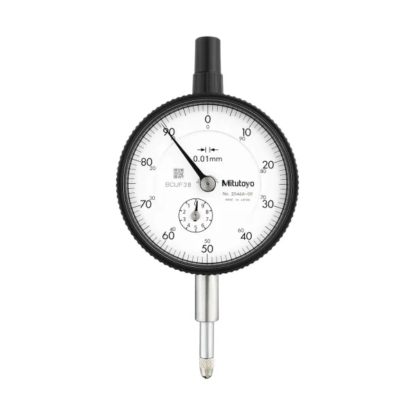Relógio Comparador Modelo Padrão Tampa Com Orelha 10mm/0,01mm – 2046A-09