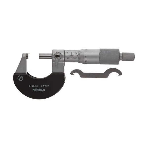 Micrômetro Externo Analógioco 75-100mm 0,01mm Estrutura com Isolante Térmico 102-304