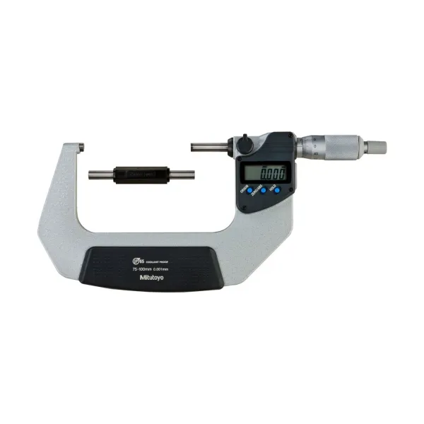 Micrômetro Externo Digital 75-100 mm 0,001mm Com Saída de Dados Proteção IP65 293-233-30