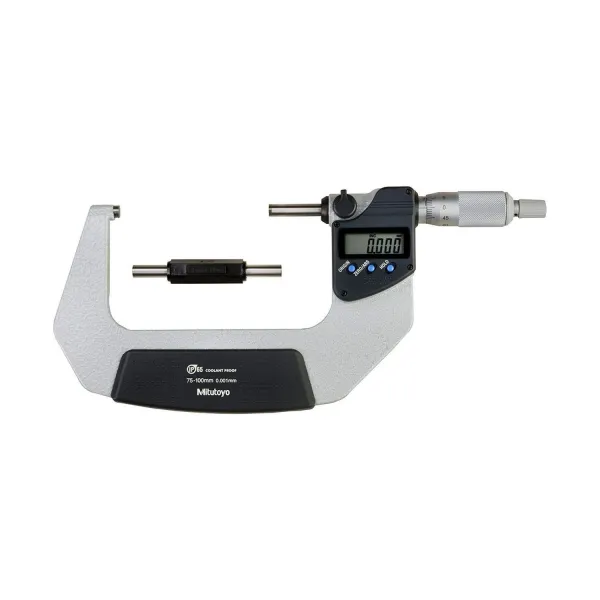 Micrômetro Externo Digital 75-100mm 0,001 mm Sem Saída de Dados Com Proteção IP65 293-243-30