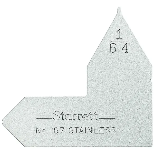 Calibrador de Raio Individual de 1/64" Série 167