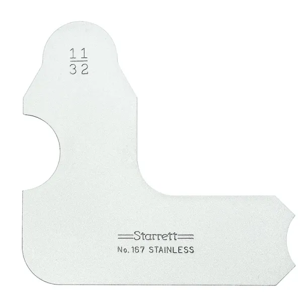 Calibrador de Raio Individual de 11/32" Série 167