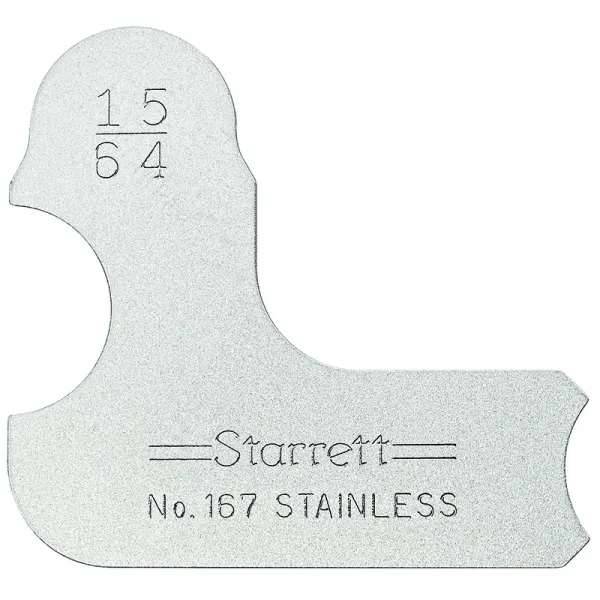 Calibrador de Raio Individual de 15/64" Série 167