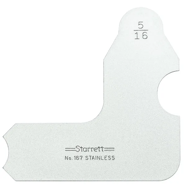 Calibrador de Raio Individual de 5/16" Série 167