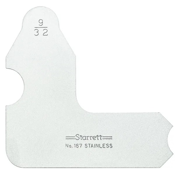 Calibrador de Raio Individual de 9/32" Série 167