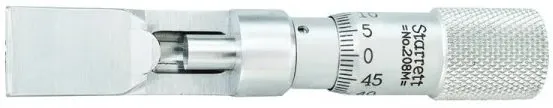 Micrômetro de Aço Inoxidável Sem Bico para Costura de Latas Capacidade de 0-9,5mm e resolução de 0,01mm - Ref. 208MZ
