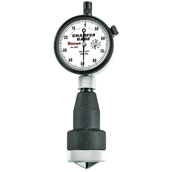Medidor para Chanfros Internos 90-127° 0-1" Leit.0,001