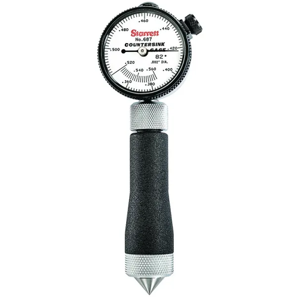 Medidor para Furos Escariados 82° 0,36-0,56" - 0,002