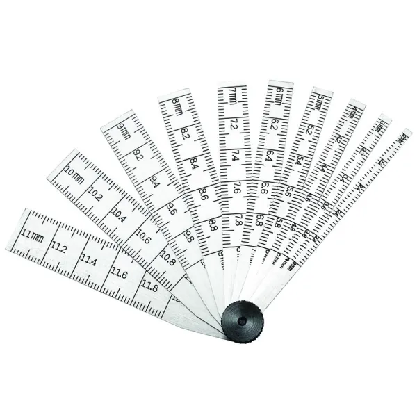 Calibrador Afilado com 10 Lâminas - Cap. 2-12mm - Resolução 0,02mm - Ref. 269MA