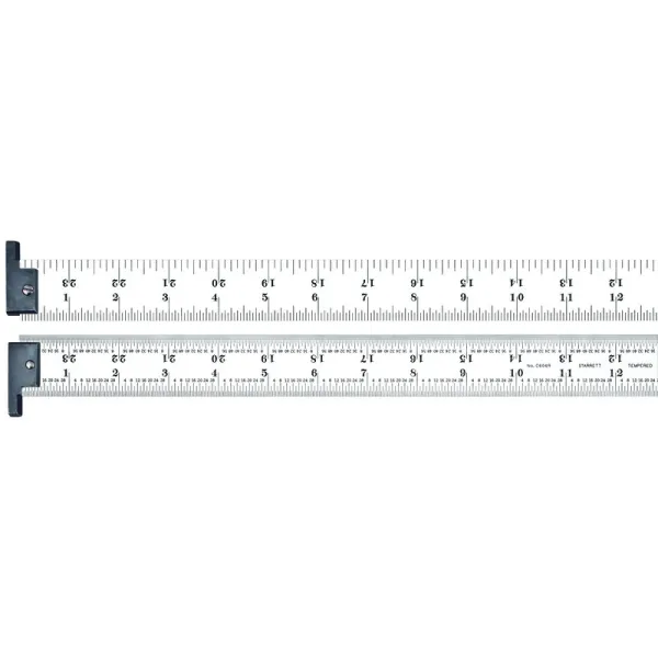 Escala de Aço com Gancho 24" Graduações 1/8-1/16-1/32-1/64