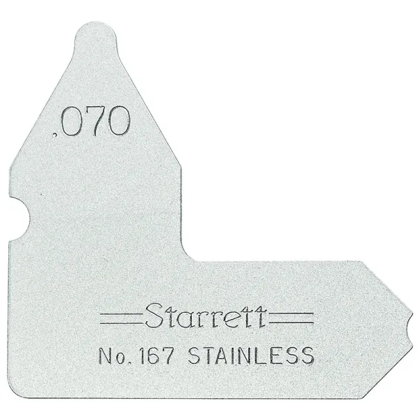 Calibrador de Raio Individual de 0,070" Série 167