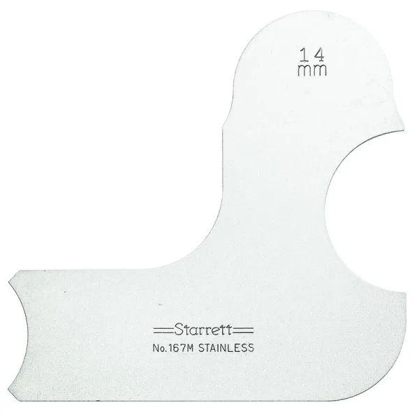 Calibrador de Raio Individual de 14mm Série 167
