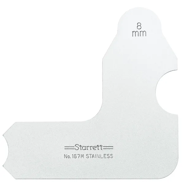 Calibrador de Raio Individual de 8mm Série 167