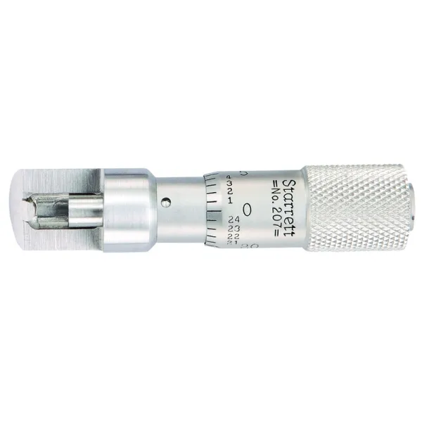 Micrômetro de Aço Inoxidável para Costura de Latas Aerosol - Capacidade de 0-0,375" polegadas e resolução de 0,001" polegadas - Ref. 207Z